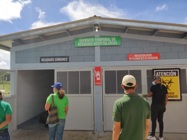 Salud visita 11 establecimientos Sanitarios para inspeccionar el manejo de los Desechos en Intibucá