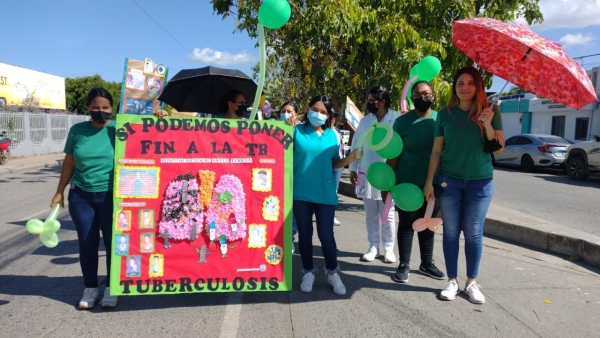 Región de Salud de Comayagua conmemora el día Mundial de la lucha contra la tuberculosis