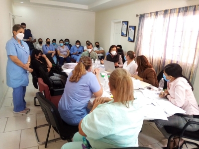 Reunión entre la Secretaría de Salud con las Profesionales de Enfermería