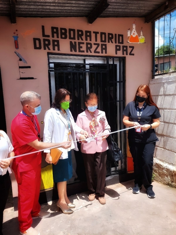 Inauguración del laboratorio Nerza Paz, del Cis de la cañada