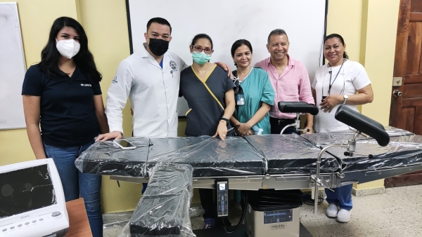 Hospital General Santa Teresa recibe equipo médico valorado en más de un millón de lempiras