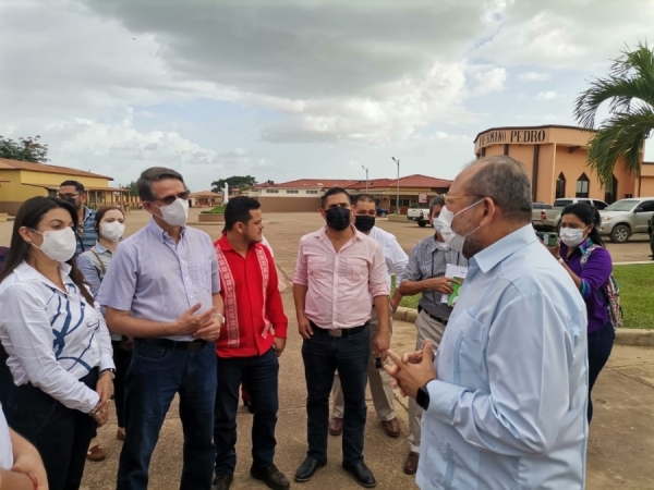 Secretario de Salud en su recorrido por Catacamas, visitó Hospital Católico Santo Hermano Pedro, municipalidad de Catacamas, Gestor PREDISAN y Policlínico