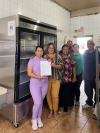 Hospital San Felipe recibe donación de enfriador por parte de la Iglesia Adventista para el Asilo de Inválidos