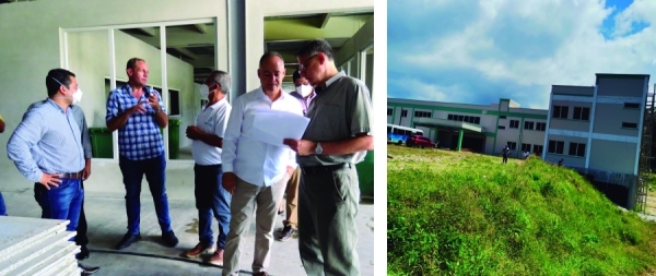 Ministro de Salud en recorrido por Hospital de Roatán