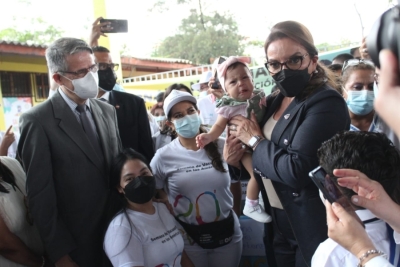 Presidenta Xiomara Castro, inaugura la Jornada Nacional de Vacunación y Desparasitación