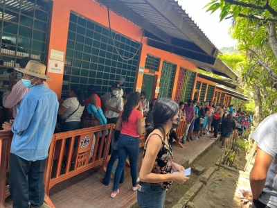 Autoridades de la región de Salud de El Paraíso en Brigada en el  Pueblo de San Matías