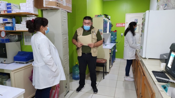 Dirección General del Marco Normativo realiza inspecciones en los establecimientos sanitarios del municipio de Comayagua