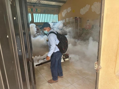 Salud promueve el regreso a clases sin dengue en Comayagua