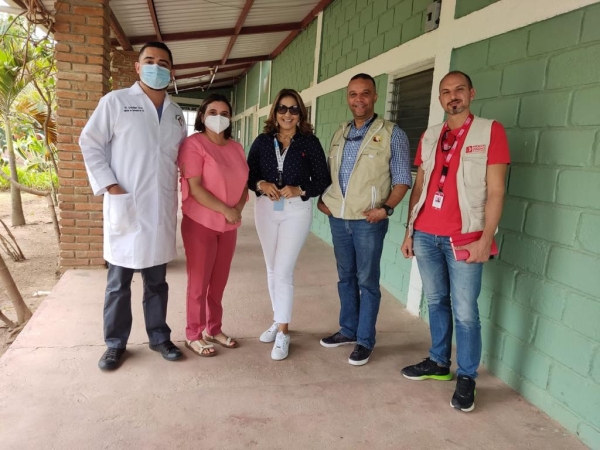 Autoridades de la Región Sanitaria de El Paraíso se reúnen con organización internacional para fortalecer servicios de salud a población migrante