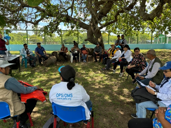 Secretaria de Salud visita la Moskitia para fortalecer las acciones de eliminación de la malaria