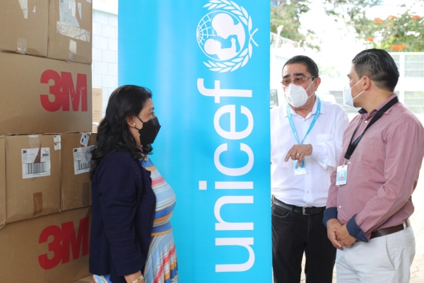 Secretaría de Salud recibió de Unicef 27 mil mascarillas N-95 para personal sanitario