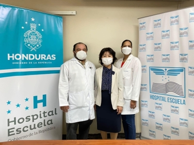 El Hospital Escuela recibió la visita de la esposa del embajador del japón