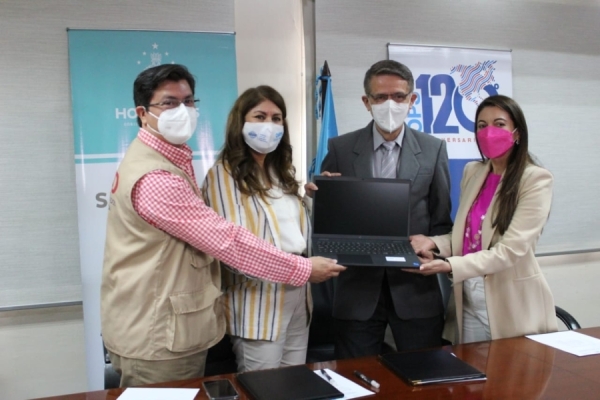 OPS/OMS Y USAID entrega equipo de cómputo a Secretaría de Salud