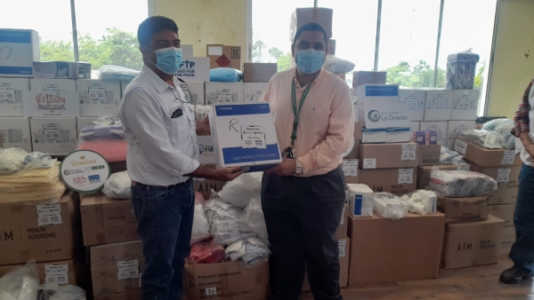 Hospital del Sur y Region Sanitaria, recibe importante donación de medicamentos valorado en 2.7 millones de lempiras